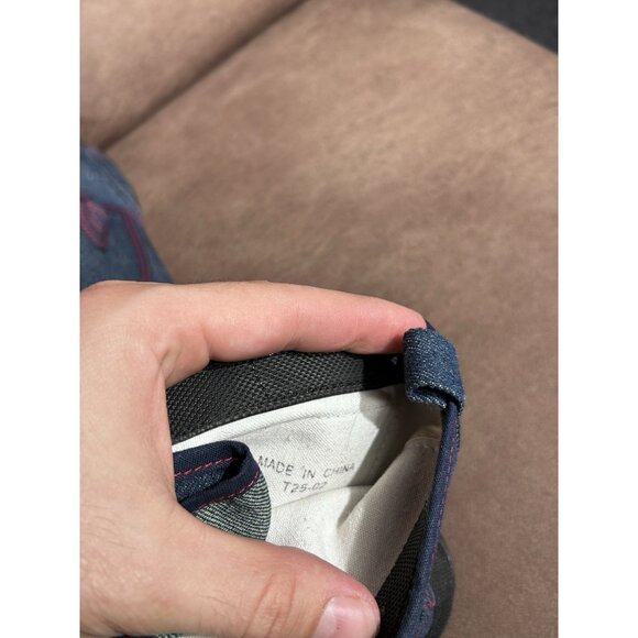 Rikio Tabi Safety Boots Power Ace High Guard Hg220 Sneakers DENIM BLUE SizeUS9.5 - Picture 6 of 6